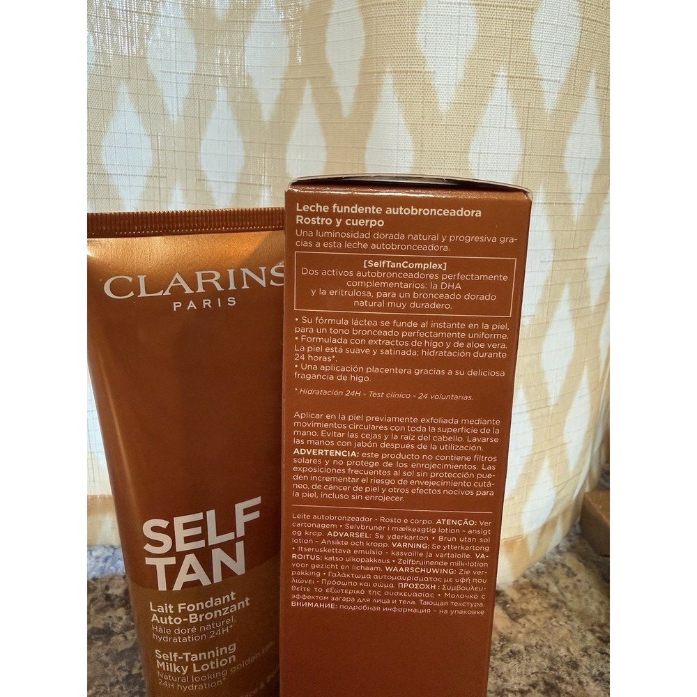 Clarins Instant Tan Non-oily Fresh Gel 125 mL/ 4.2 oz. Face & Body Self Tanning - Picture 4 of 5